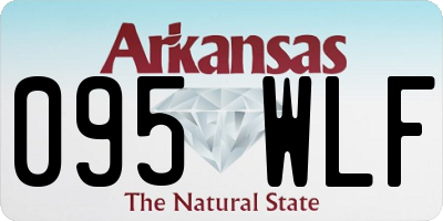 AR license plate 095WLF