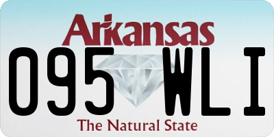 AR license plate 095WLI