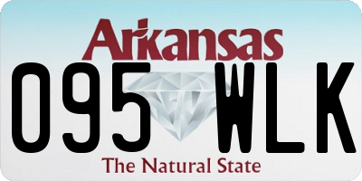 AR license plate 095WLK