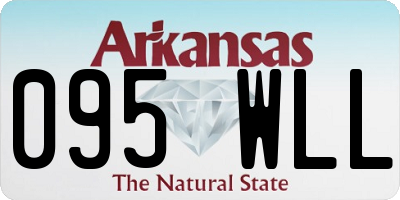 AR license plate 095WLL