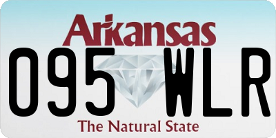AR license plate 095WLR