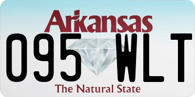 AR license plate 095WLT