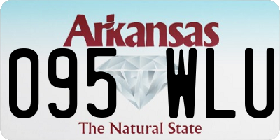 AR license plate 095WLU