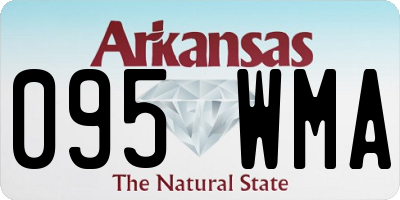 AR license plate 095WMA