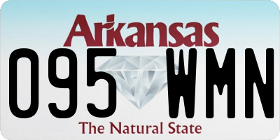 AR license plate 095WMN