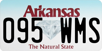 AR license plate 095WMS