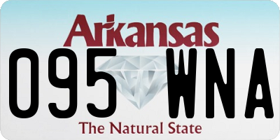AR license plate 095WNA