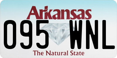AR license plate 095WNL