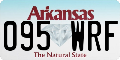 AR license plate 095WRF