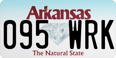 AR license plate 095WRK