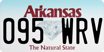 AR license plate 095WRV