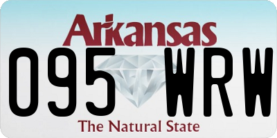 AR license plate 095WRW