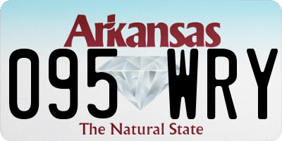 AR license plate 095WRY
