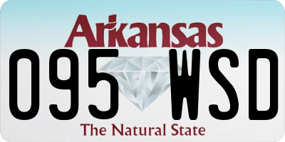 AR license plate 095WSD