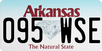 AR license plate 095WSE