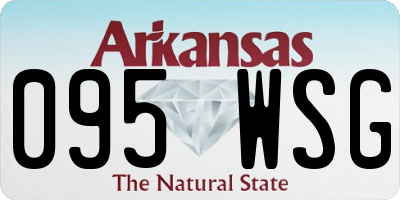 AR license plate 095WSG