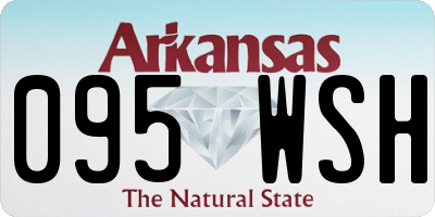 AR license plate 095WSH
