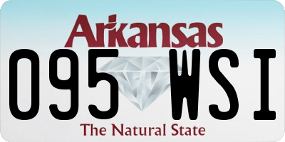 AR license plate 095WSI
