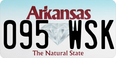 AR license plate 095WSK