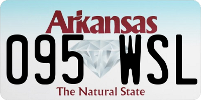 AR license plate 095WSL