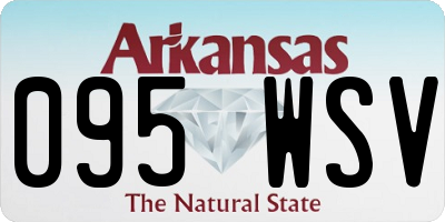 AR license plate 095WSV