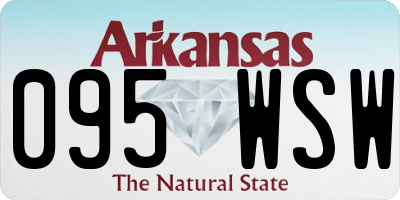 AR license plate 095WSW