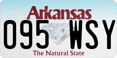 AR license plate 095WSY