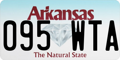 AR license plate 095WTA