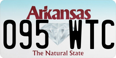 AR license plate 095WTC