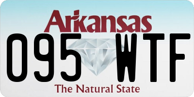 AR license plate 095WTF
