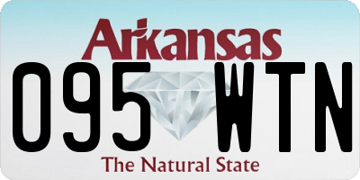 AR license plate 095WTN