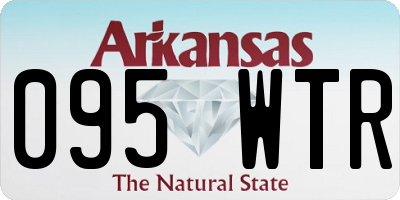 AR license plate 095WTR