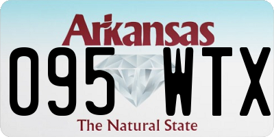 AR license plate 095WTX