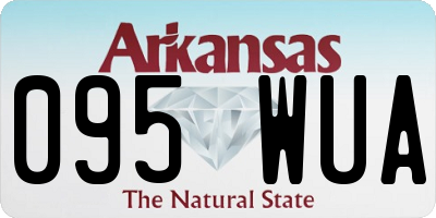 AR license plate 095WUA