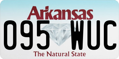 AR license plate 095WUC