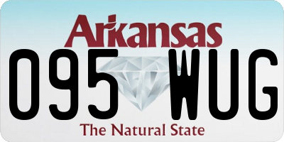 AR license plate 095WUG