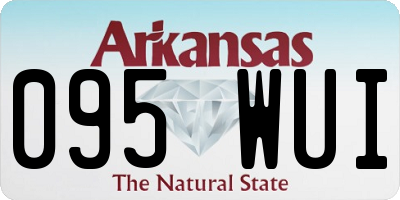 AR license plate 095WUI