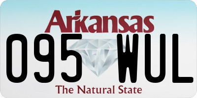 AR license plate 095WUL