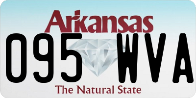 AR license plate 095WVA