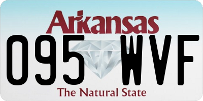 AR license plate 095WVF