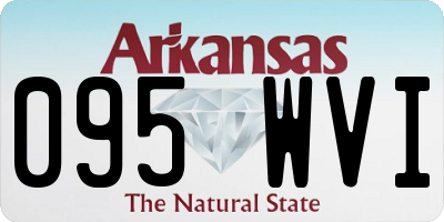 AR license plate 095WVI