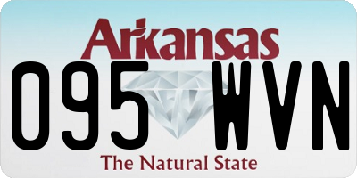 AR license plate 095WVN