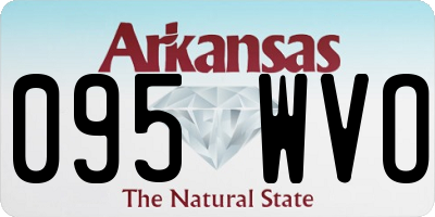 AR license plate 095WVO