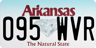 AR license plate 095WVR