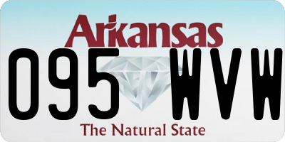 AR license plate 095WVW