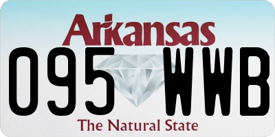 AR license plate 095WWB