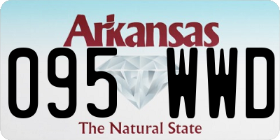 AR license plate 095WWD