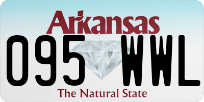 AR license plate 095WWL