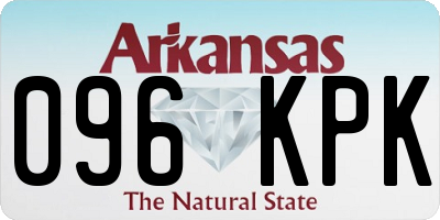 AR license plate 096KPK