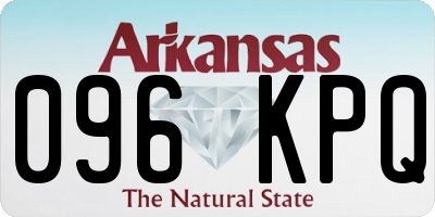 AR license plate 096KPQ